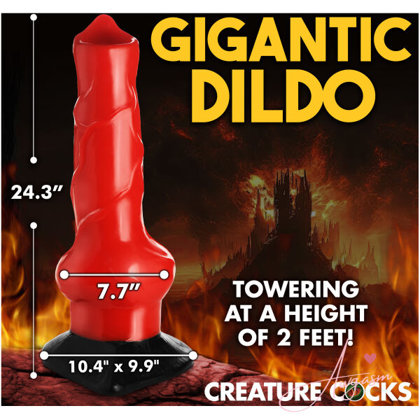 Giant Hell-Hound Canine 2ft Dildo - Image 5