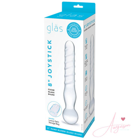 Glas Joystick Clear Glass Dildo-Clear 8