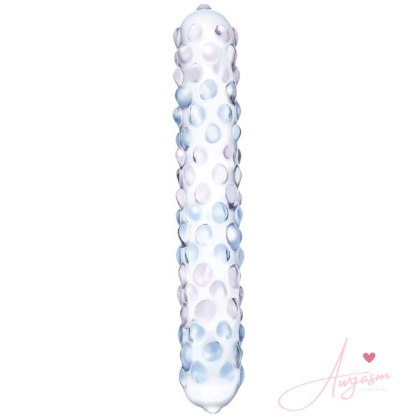 Glas Purple Rose Nubby Dildo - Image 2