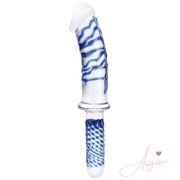 Glas Realistic Double Ended Glass Dildo with Handle 11 - Image 2