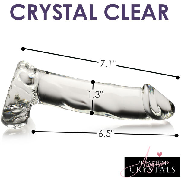 Glass Dildo with Balls - Image 4