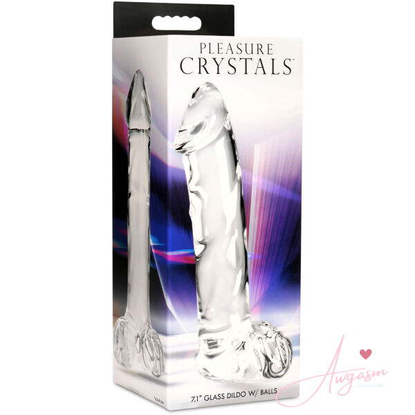 Glass Dildo with Balls - Image 10