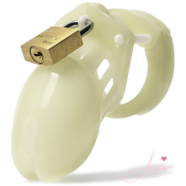 Glow-In-The-Dark Male Chastity Device - Small - Image 2