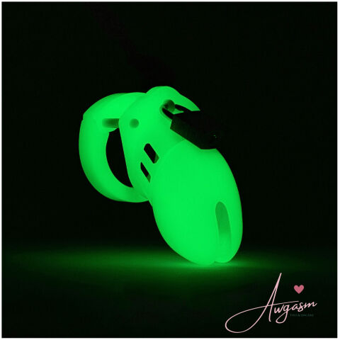 Glow-In-The-Dark Male Chastity Device - Small