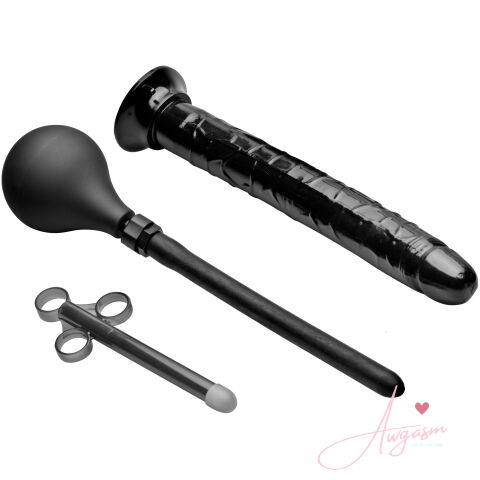 Go Deep Anal Cleansing Kit with Huge Dildo