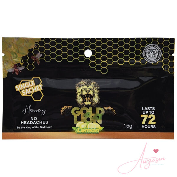 Gold Lion Lemon Honey Display of 24 - Image 2
