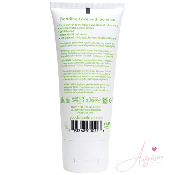 Good Clean Love BioNude Ultra Sensitive Personal Lubricant 3oz - Image 2