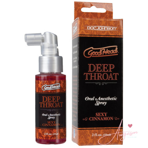 GoodHead Deep Throat Spray-Sexy Cinnamon 2oz