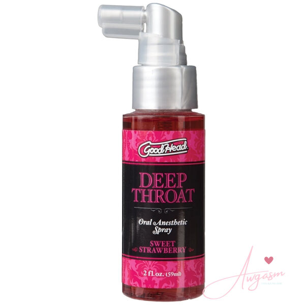 GoodHead Deep Throat Spray-Sweet Strawberry 2oz - Image 2