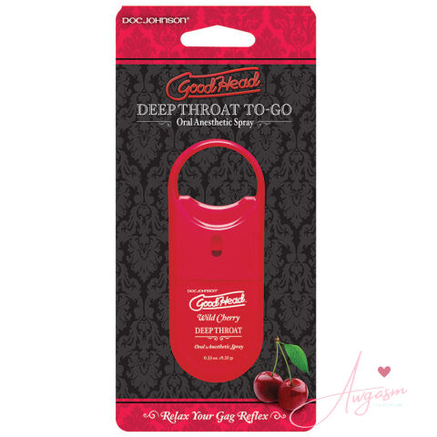 GoodHead Deep Throat Spray To Go-Cherry .33oz