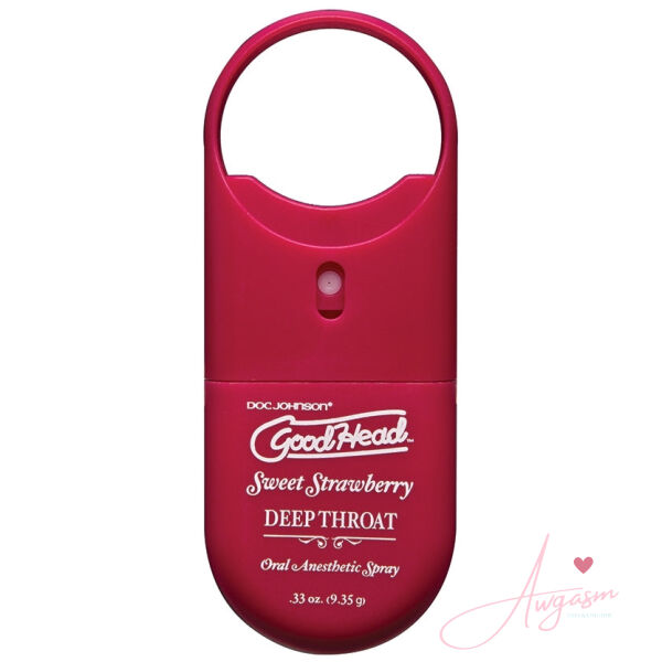 GoodHead Deep Throat Spray To Go-Strawberry .33oz - Image 2