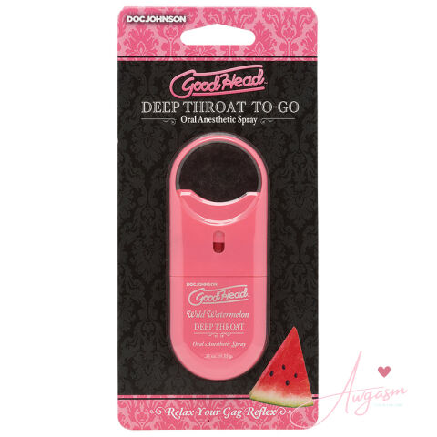 GoodHead Deep Throat Spray To-Go-Wild Watermelon 0.33oz