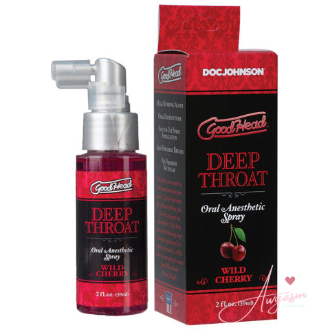 GoodHead Deep Throat Spray-Wild Cherry 2oz