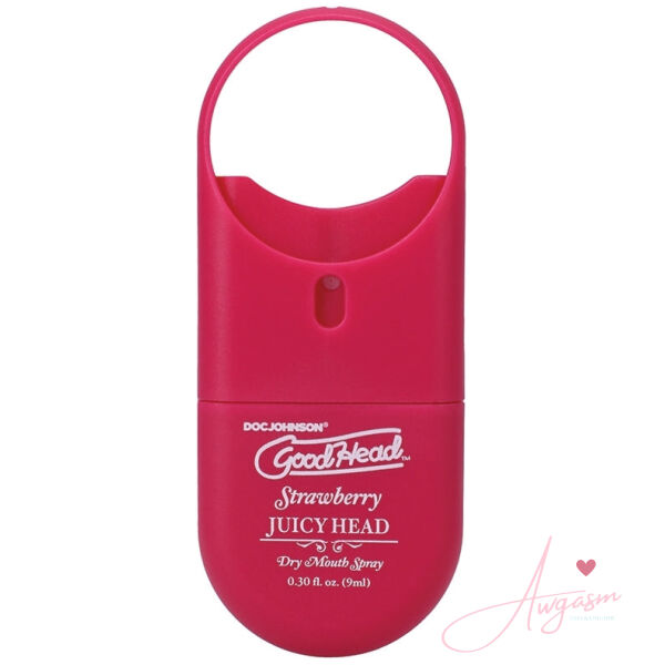 GoodHead Juicy Head Dry Mouth Spray To Go-Strawberry 0.30oz - Image 2