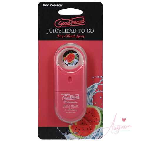 GoodHead Juicy Head Dry Mouth Spray To Go-Watermelon 0.30oz