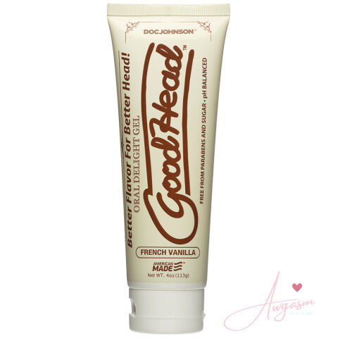 GoodHead Oral Delight Gel-French Vanilla 4oz-bulk