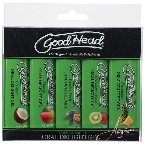 GoodHead Oral Delight Gel-Tropical 1oz 5PK