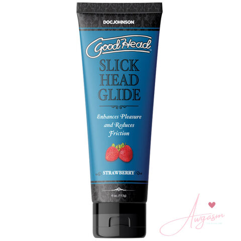 GoodHead Slick Head Glide-Strawberry 4oz Bulk