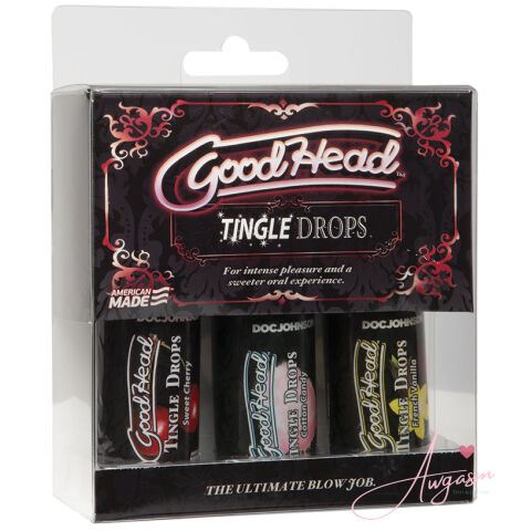 GoodHead Tingle Drops-Assorted Flavors (3 Pack)