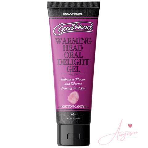 GoodHead Warming Head Oral Delight Gel-Cotton Candy 4oz Bulk
