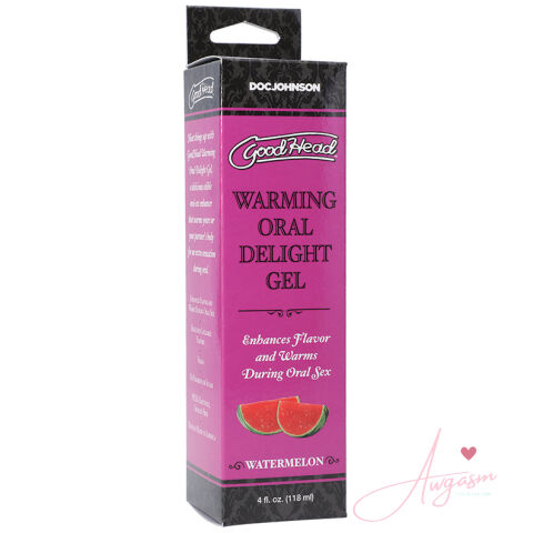 GoodHead Warming Head Oral Delight Gel Watermelon 4oz