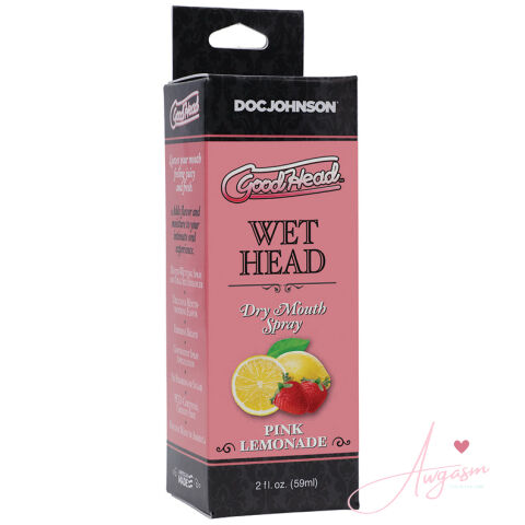 GoodHead Wet Head Dry Mouth Spray-Pink Lemonade 2oz
