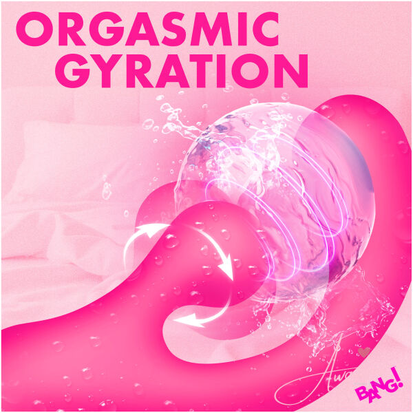 Gyro Rabbit Silicone Vibrator - Pink - Image 3