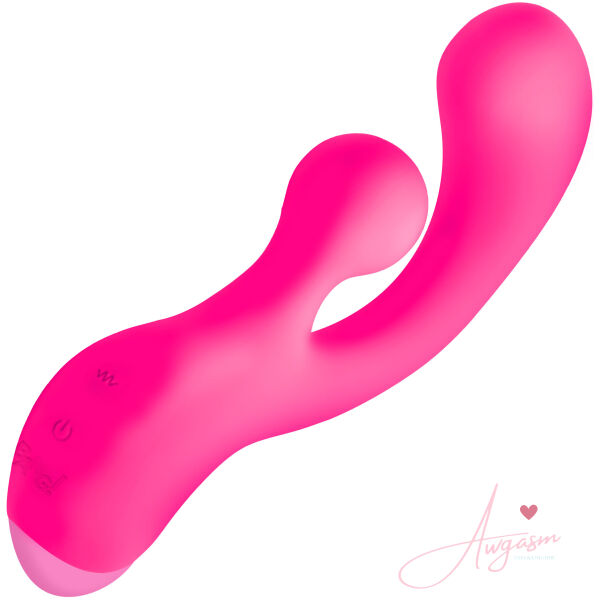Gyro Rabbit Silicone Vibrator - Pink - Image 5