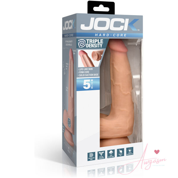 Hard-Core 5" Triple Density Dildo with Balls - Image 6