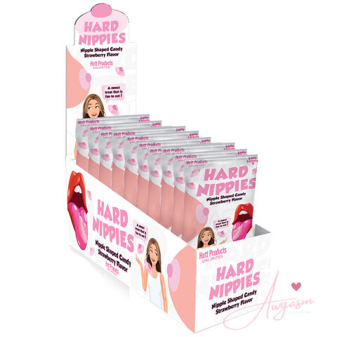 Hard Nippies Nipple Shaped Candy Display of 12