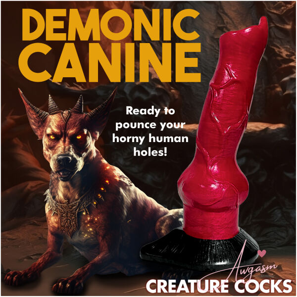 Hell-Hound Canine Penis Silicone Dildo - Image 7