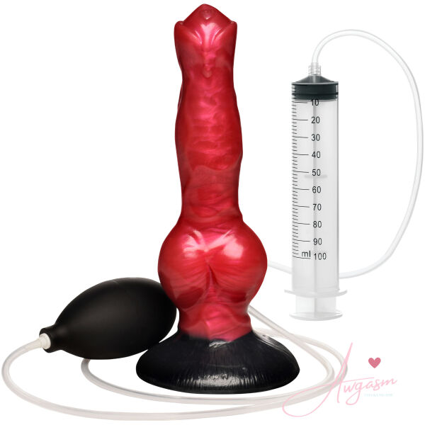 Hell Hound Squirting Silicone Dildo - Image 5