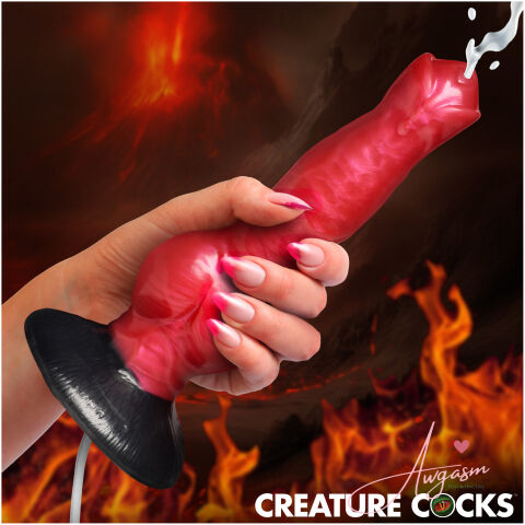 Hell Hound Squirting Silicone Dildo