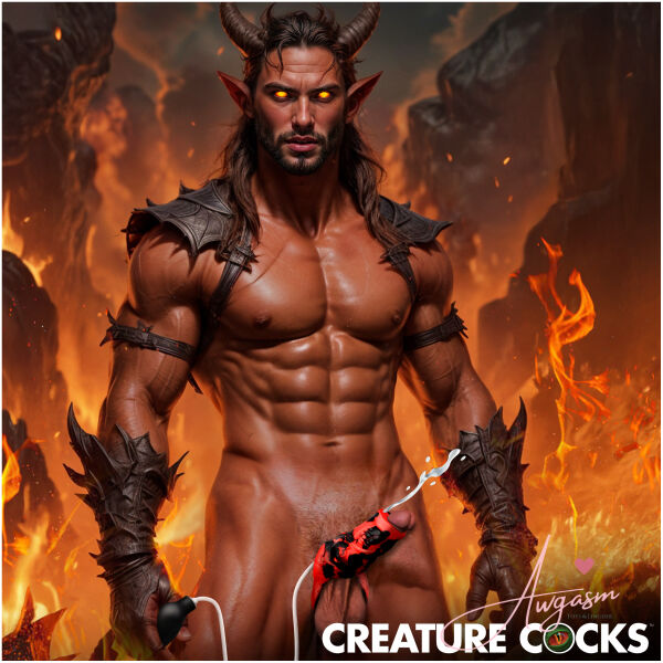 Hell Hound Squirting Silicone Penis Enhancer - Red - Image 5