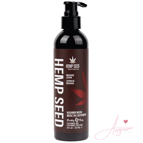 Hemp Seed Massage Lotion-Kashmir Musk 8oz