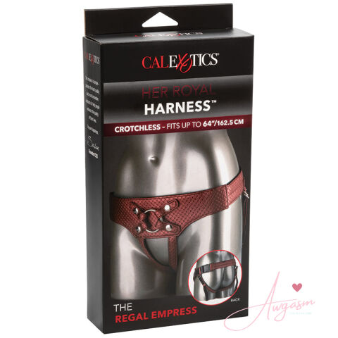 Her Royal Harness The Regal Empress-Red