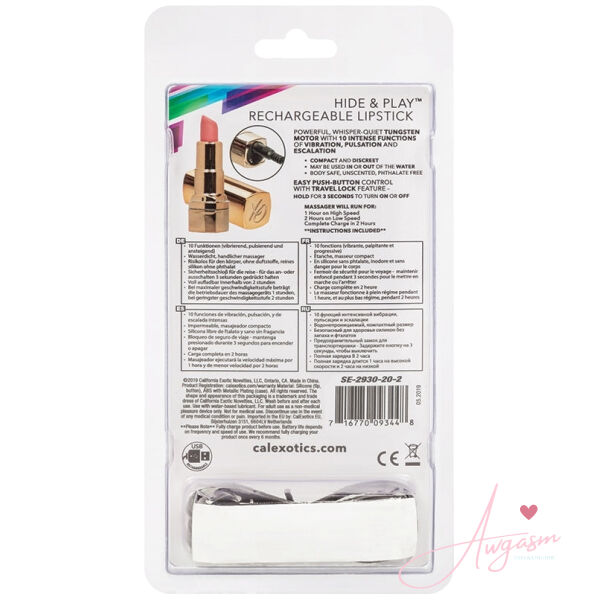 Hide & Play Rechargeable Lipstick-Nude - Image 4