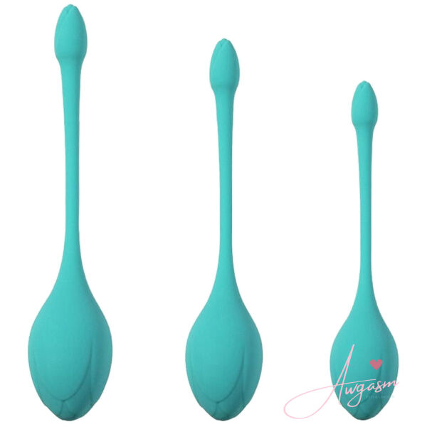 Honey Play Box Bluebell Floral Kegel Ball Exercise Set - Image 2