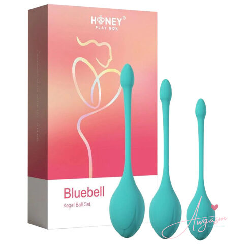 Honey Play Box Bluebell Floral Kegel Ball Exercise Set