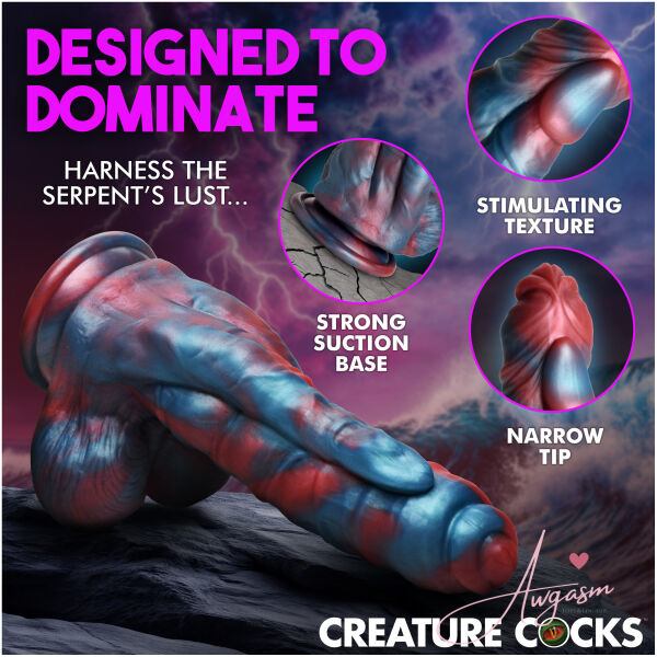 Hydra X Vibrating Silicone Dildo - Image 3