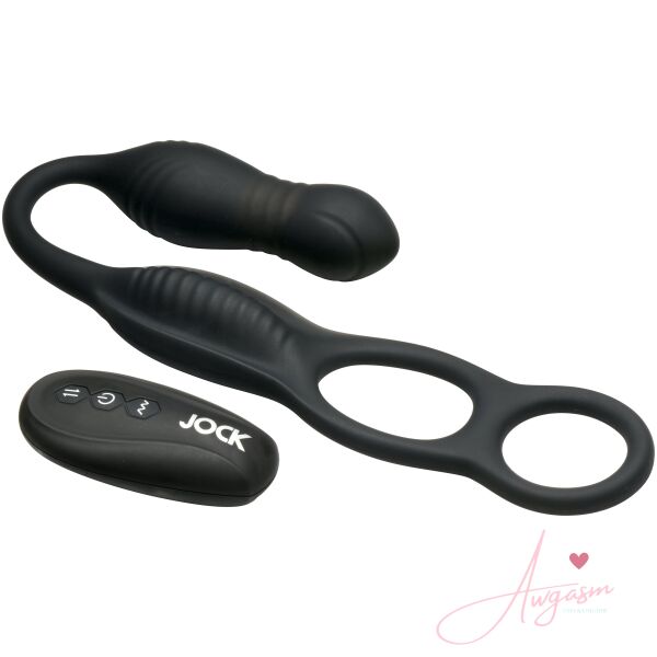 Hyper Thrusting and Vibrating Anal Plug with C-Ring - Image 5
