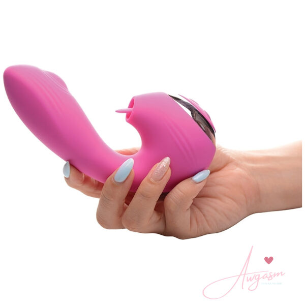 Inmi 10X Licking G-Throb Rechargeable Silicone Vibrator - Image 3