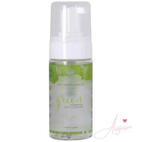 Intimate Earth Foaming Toy Cleaner-Green Tea Tree 3.4oz