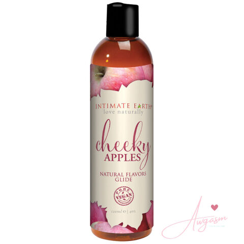 Intimate Earth Oral Pleasure Glide-Cheeky Apples 4oz