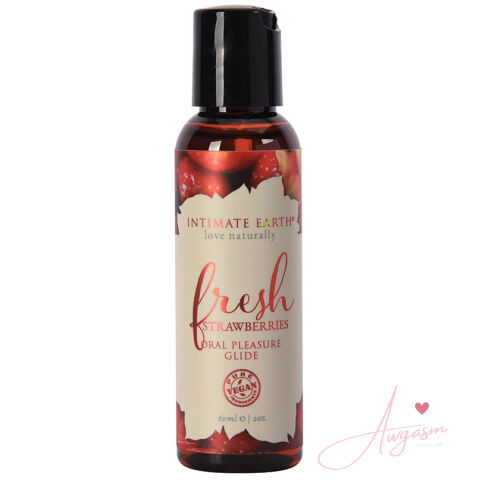 Intimate Earth Oral Pleasure Glide-Fresh Strawberries 2oz