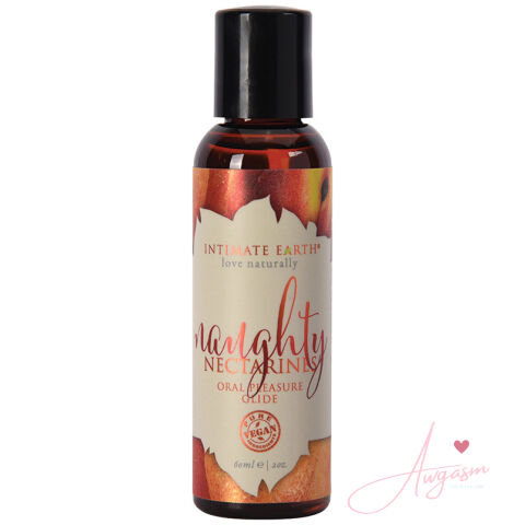 Intimate Earth Oral Pleasure Glide-Naughty Nectarines 2oz