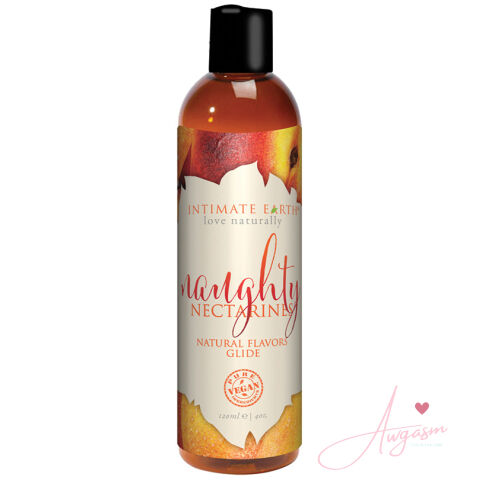 Intimate Earth Oral Pleasure Glide-Naughty Nectarines 4oz