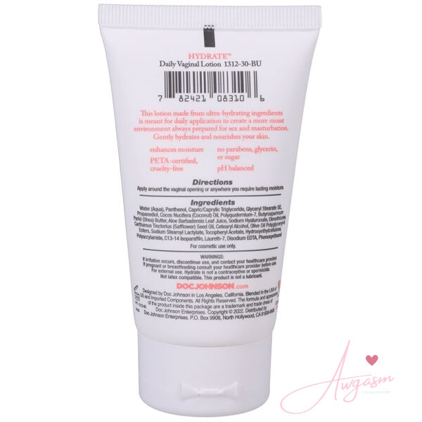 Intimate Enhancements Hydrate Daily Vaginal Lotion Bulk 2oz - Image 2
