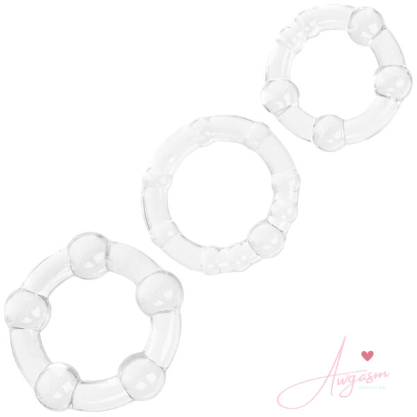 Island Rings-Clear 3Pk - Image 2