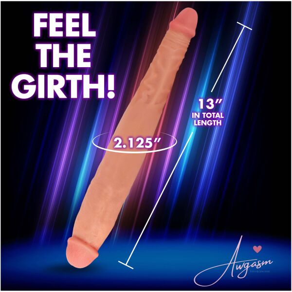 JOCK 13 Inch Tapered Double Dong Flesh - Image 4